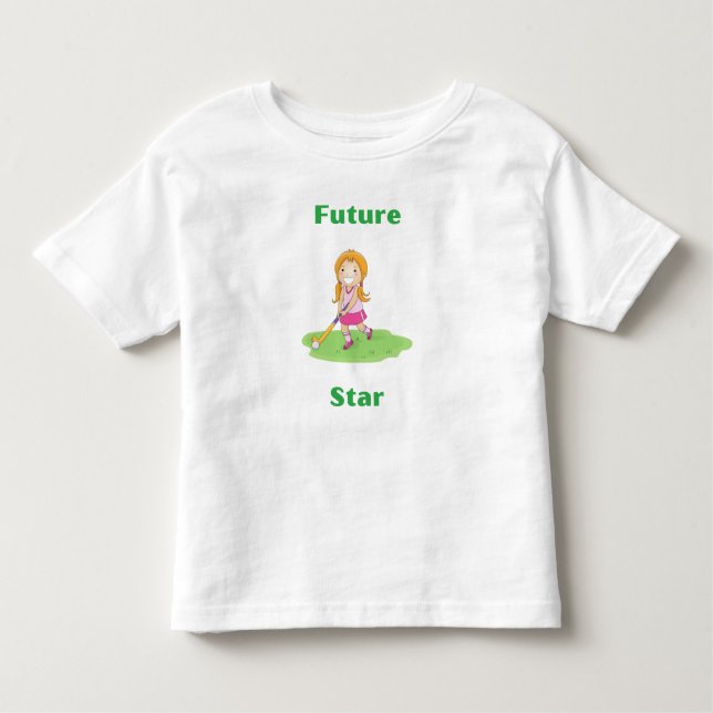 Future Golf Star Toddler T-shirt (Front)