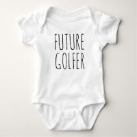 FUTURE GOLFER BABY BODYSUIT HIPSTER BABY CLOTHES