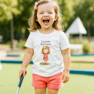 Future Golfer Baby Girl or  Toddler T-shirt