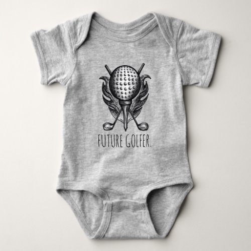 FUTURE GOLFER Golf Clubs Ball Tee Golfing Sports