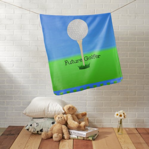 Future Golfer Swaddle Blanket