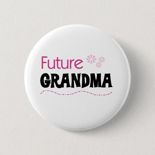 Future Grandma Tshirts and Gifts Button (Front)
