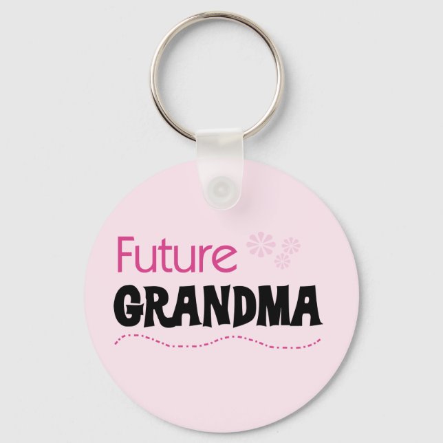 Future Grandma Tshirts and Gifts Keychain (Front)