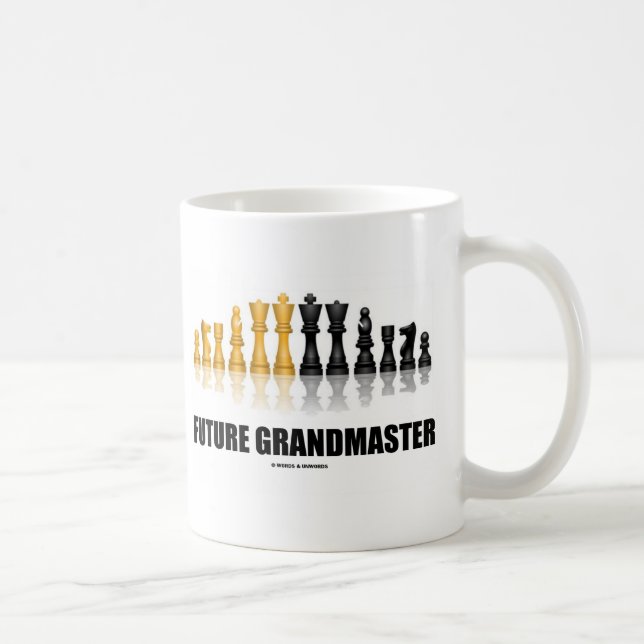 Future Grandmaster (Chess Set) Coffee Mug (Right)