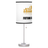 Future Grandmaster Reflective Chess Set Table Lamp (Left)
