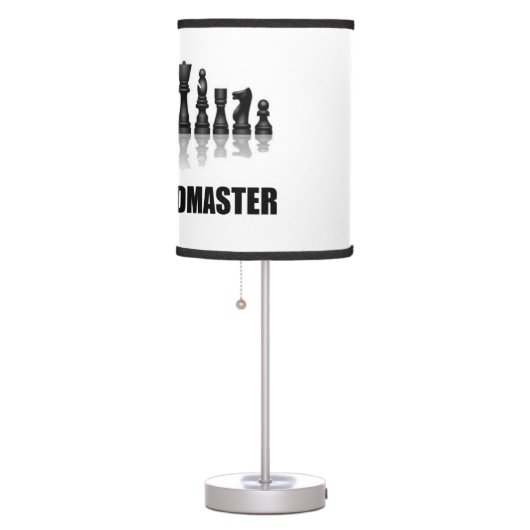 Future Grandmaster Reflective Chess Set Table Lamp (Right)