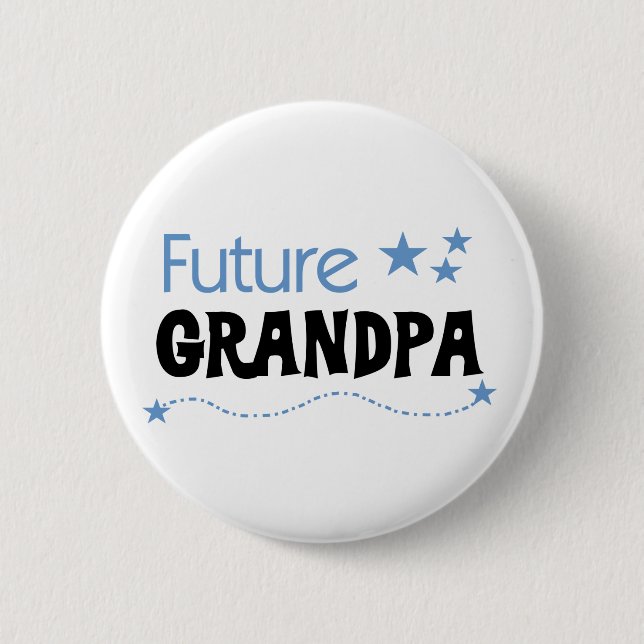 Future Grandpa Button (Front)