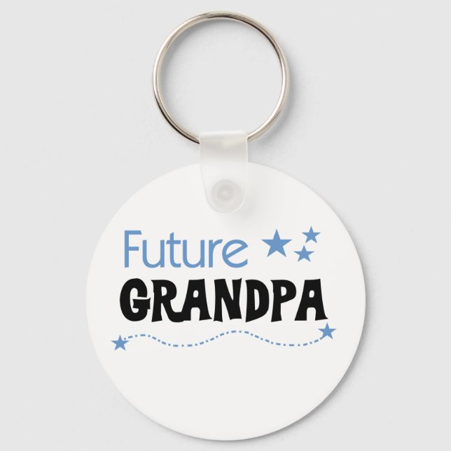 Future Grandpa Keychain (Front)