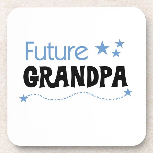 Future Grandpa Tshirts and Gifts Beverage Coaster (Front)