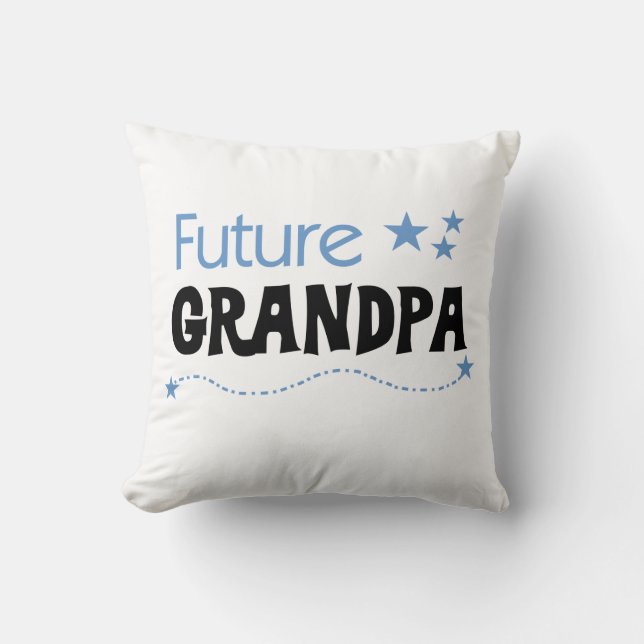 Future Grandpa Tshirts and Gifts Throw Pillow (Front)