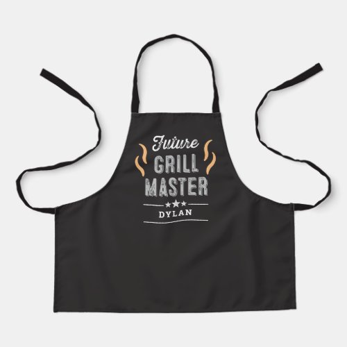 Future Grill Master Editable Color Kid Apron