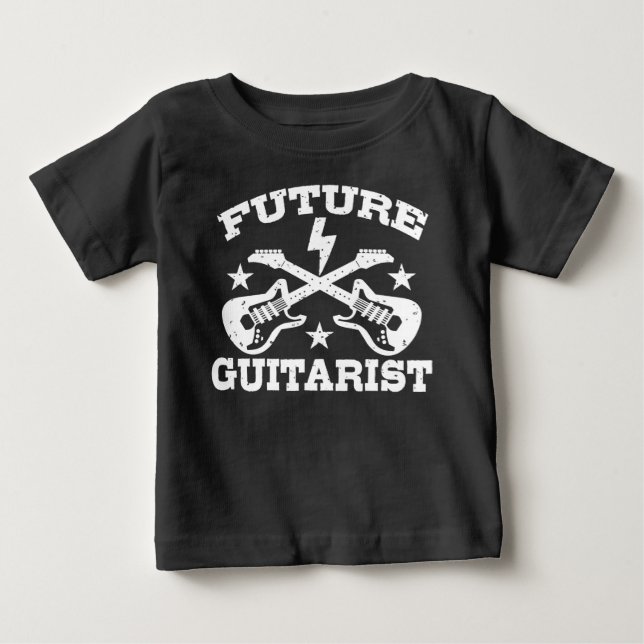 Future Guitar Player Baby T-Shirt (Front)