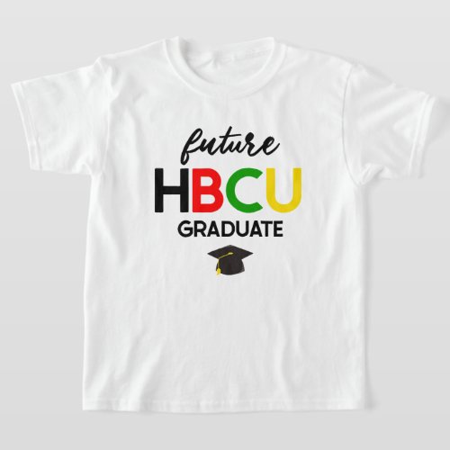 Future HBCU College Graduate Kids Boys T_Shirt