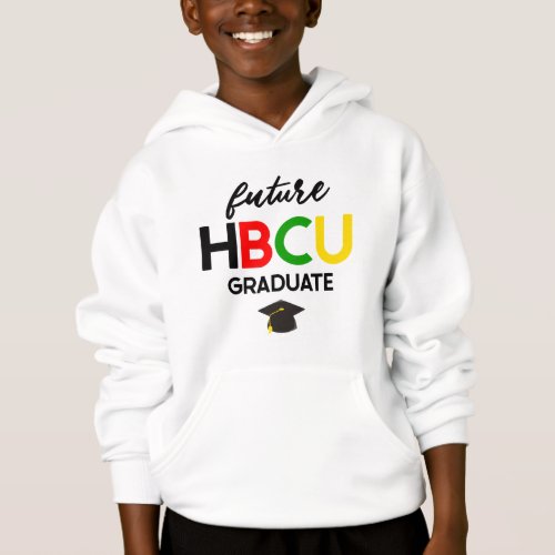 Future HBCU College Graduate Kids Hoodie