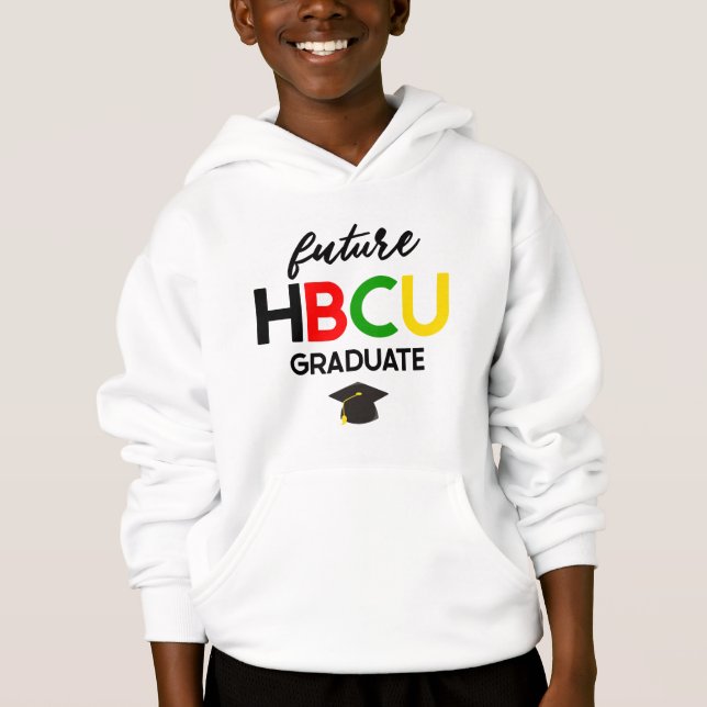 Future HBCU College Graduate Kid's Hoodie (Front)