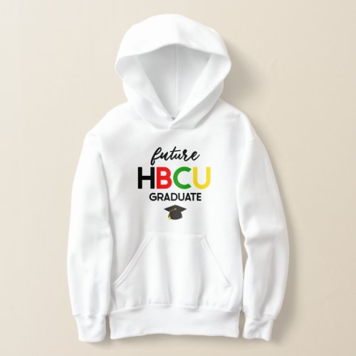 Future HBCU College Graduate Kids Hoodie