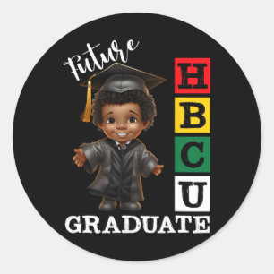 Future Hbcu Colleges Graduate Black History Black Classic Round Sticker
