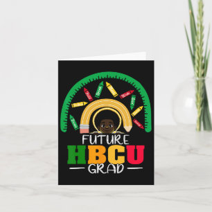 Future Hbcu Grad Black Boy Graduation Hbcu Card