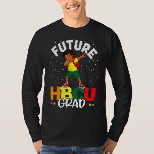 Future HBCU Grad Graduate Afro Black Boy College G T_Shirt