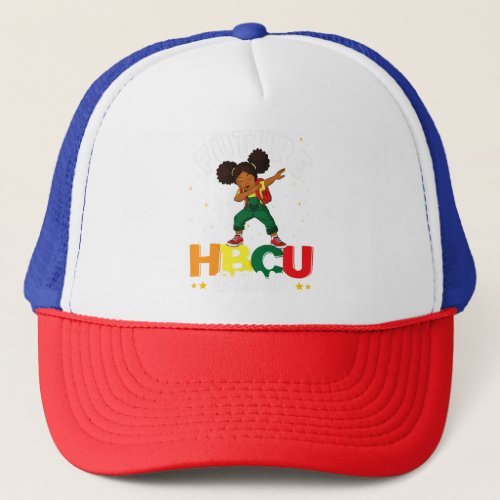 Future HBCU Grad Graduate Girl Afro Black College  Trucker Hat