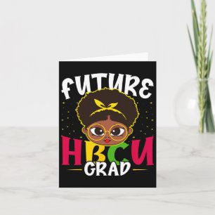Future Hbcu Grad History Black College Girl Women Card