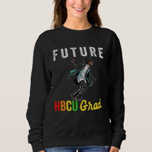 Future HBCU Grad History Black College Youth Kids  Sweatshirt