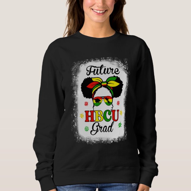Future Hbcu Grad  Kids Girl Black College Apparel Sweatshirt (Front)