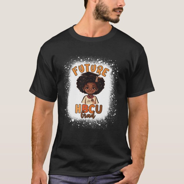 Future HBCU Graduate Afro Black College Graduation T-Shirt (Front)