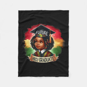 Future Hbcu Graduate Pride Black Kids Black Histor Fleece Blanket