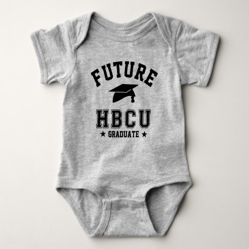 Future HBCU Graduation Black African Student Baby Bodysuit
