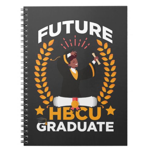 Future HBCU Graduation Black African Student Notebook