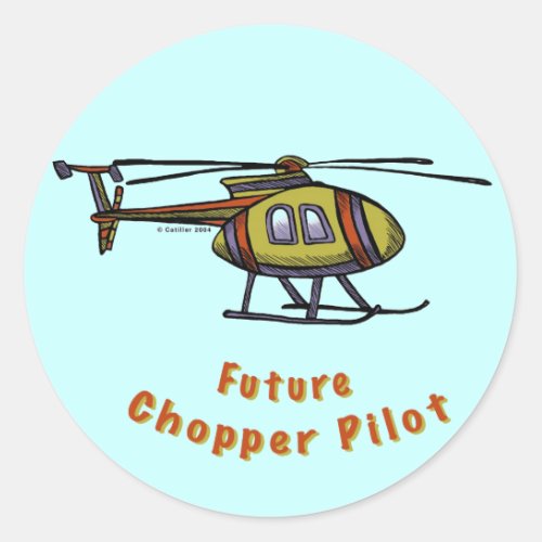 Future helicopter Pilot sticker