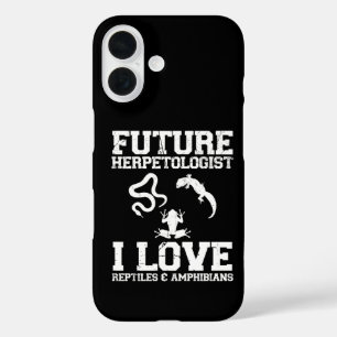 Future Herpetologist Herpetology Lover Amphibians  iPhone 16 Case