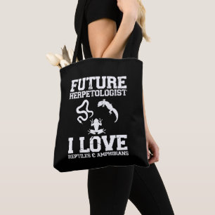 Future Herpetologist Herpetology Lover Amphibians  Tote Bag