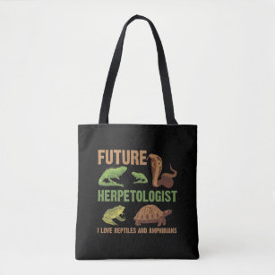 Future Herpetologist Reptile Amphibians Fan Kid Tote Bag