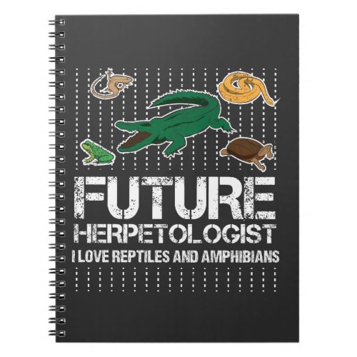 Future Herpetologist Reptiles and Amphibians Notebook
