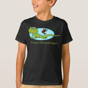 Future Herpetologist with Frilled-neck lizard T-Shirt