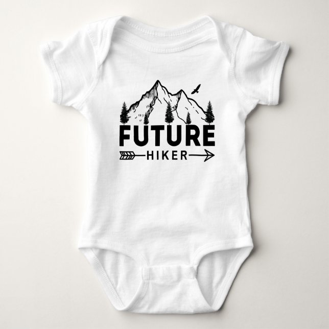 Future Hiker Baby Bodysuit (Front)