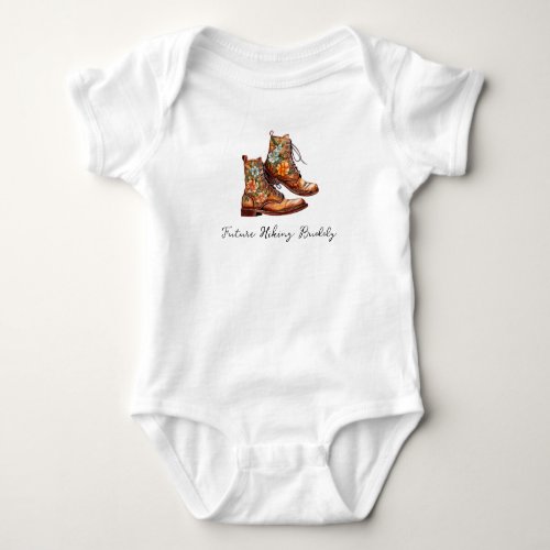 Future Hiking Buddy Boots Baby Bodysuit