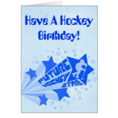 Future Hockey Star Birthday Card (Front)