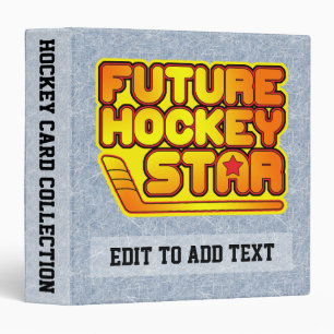 Future Hockey Star Card Album 3 Ring Binder