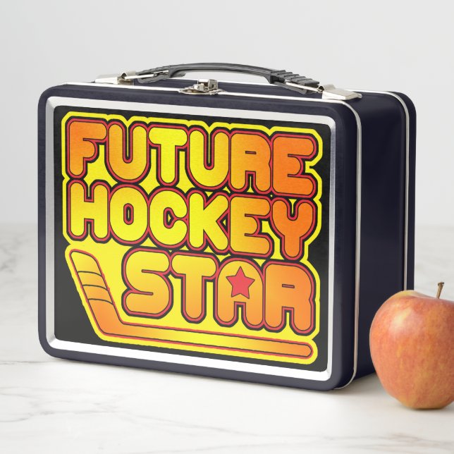 Future Hockey Star Metal Lunch Box (In Situ)