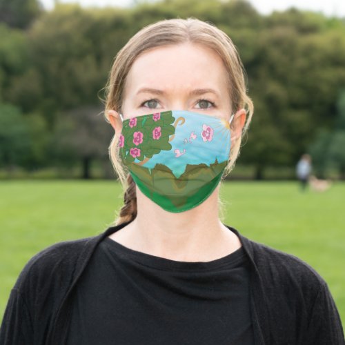 Future Horizons Beckon Embracing the Beyond Adult Cloth Face Mask