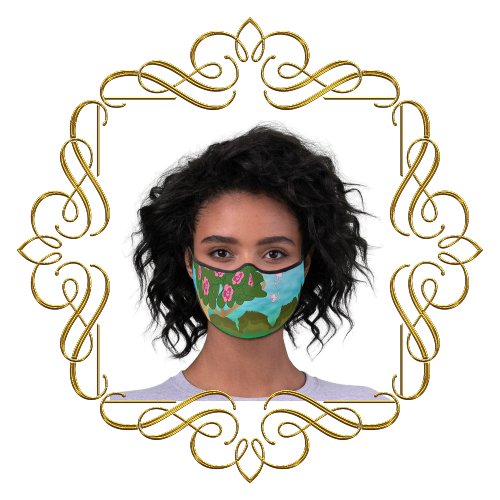 Future Horizons Beckon Embracing the Beyond Premium Face Mask