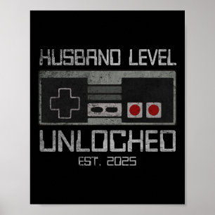 Future Husband Groom To Be In 2025 Gamer Wedding L Poster