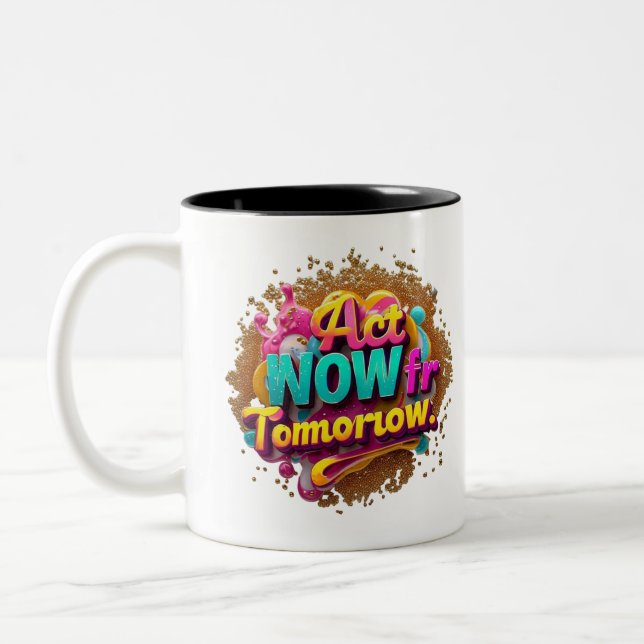 "Future in Focus" Two-Tone Coffee Mug (Left)