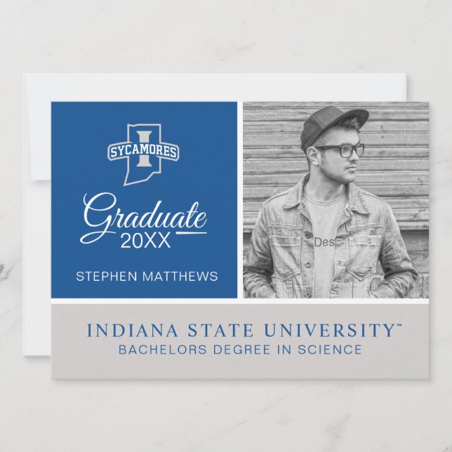 Future Indiana State Graduate Invitation (Front)
