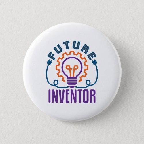 Future Inventor Engineer Scientist Science Button