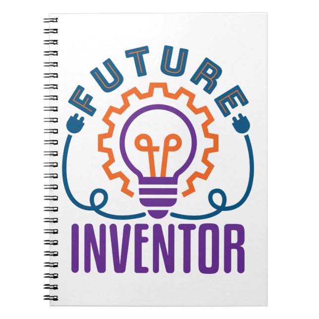 Future Inventor Engineer Scientist Science Notebook (Front)