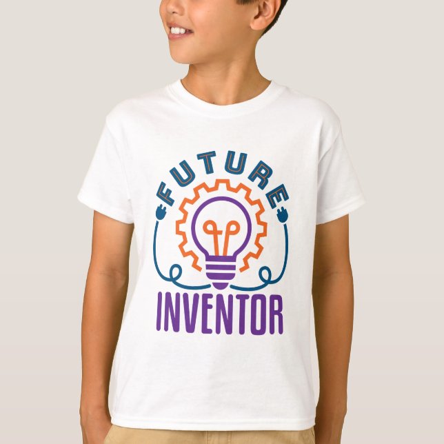 Future Inventor Engineer Scientist Science T-Shirt (Front)